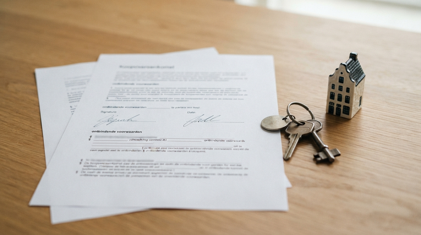 huis kopen met ontbindende voorwaarden